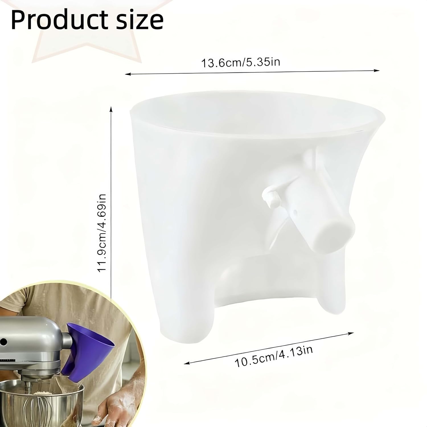 Flour Funne Mixer for Kitchen  – Kitchen Baking Aid recenzja i cena