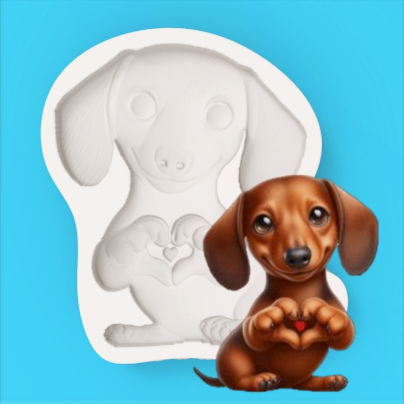 Dachshund Dog Silicone Mold, F – Kitchen Baking Molds recenzja i cena