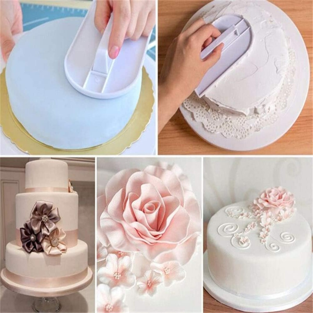 Plastic Cake Smoother DIY Fond – Kitchen Baking Brush recenzja i cena