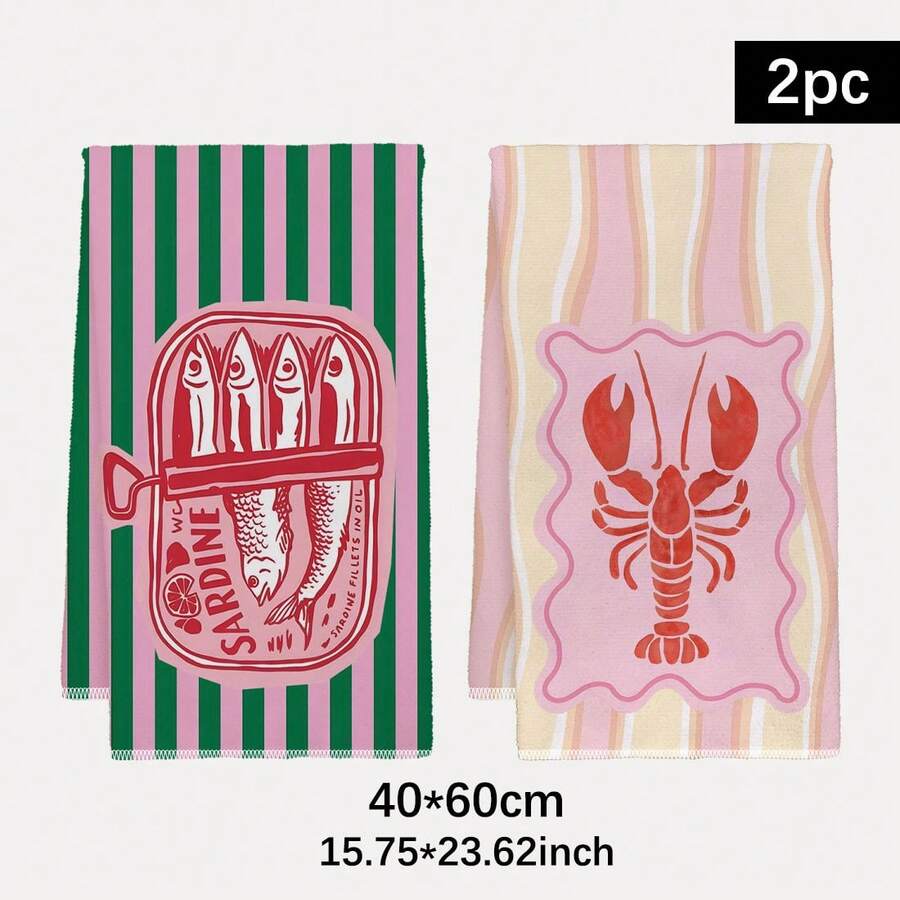 2Pcs, Pink and Green Striped S – Kitchen Baking Must Haves recenzja i cena