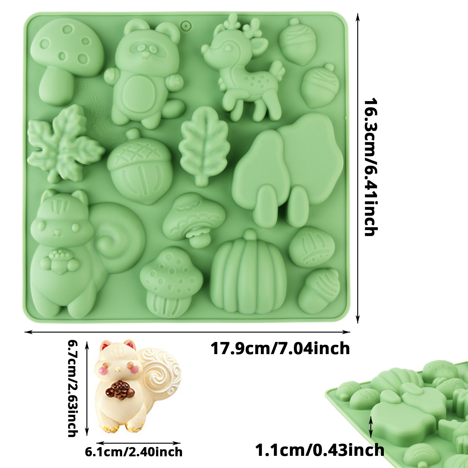 1 Silicone Cake Mold in the Sh – Kitchen Baking Molds recenzja i cena