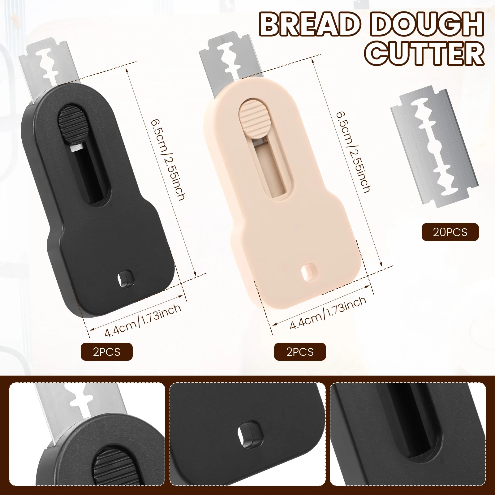 4Pcs Bread Scoring Knife with  – Bread Lame Scoring recenzja i cena