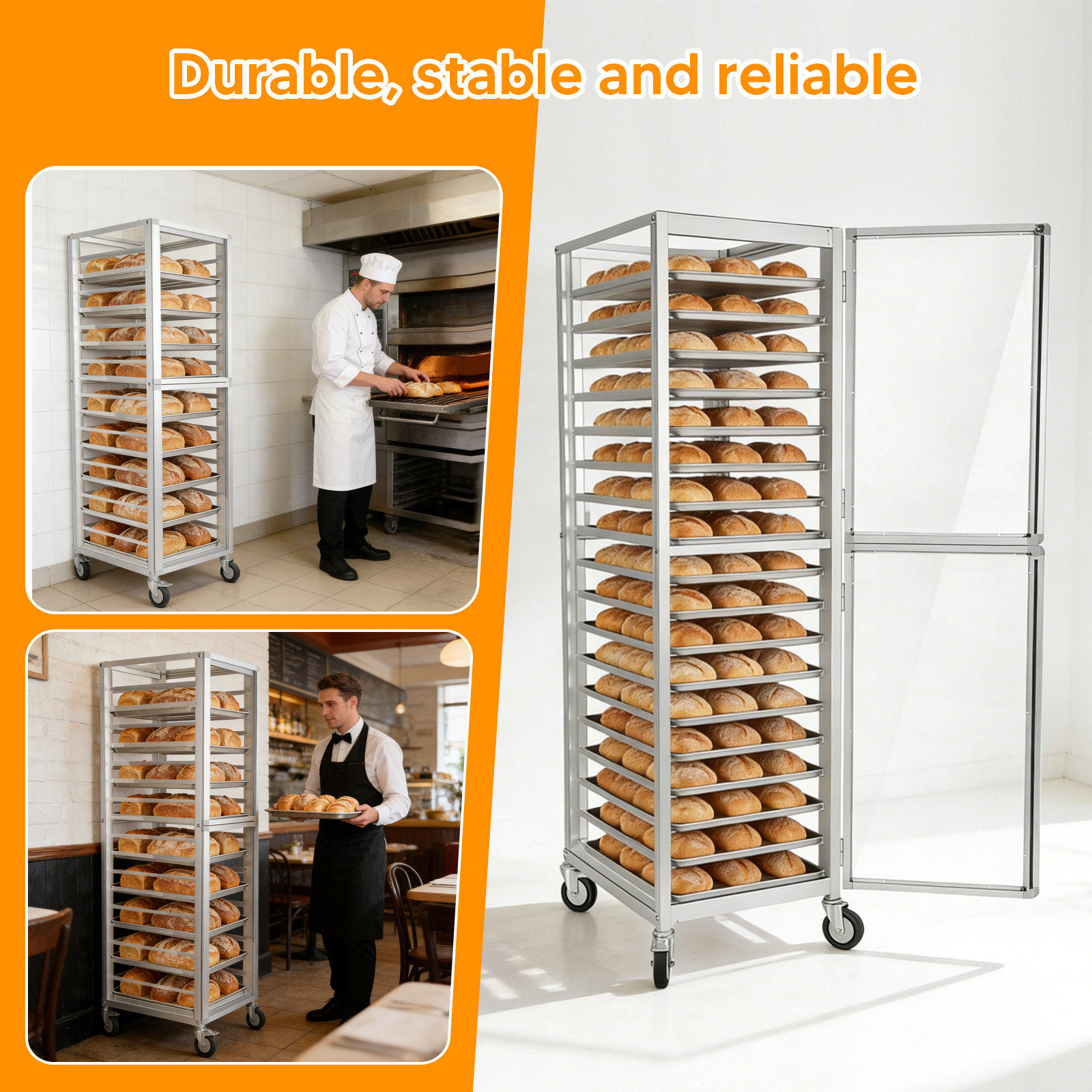 18 Tiers Baking Tray Rack with – Kitchen Baking Trolley recenzja i cena