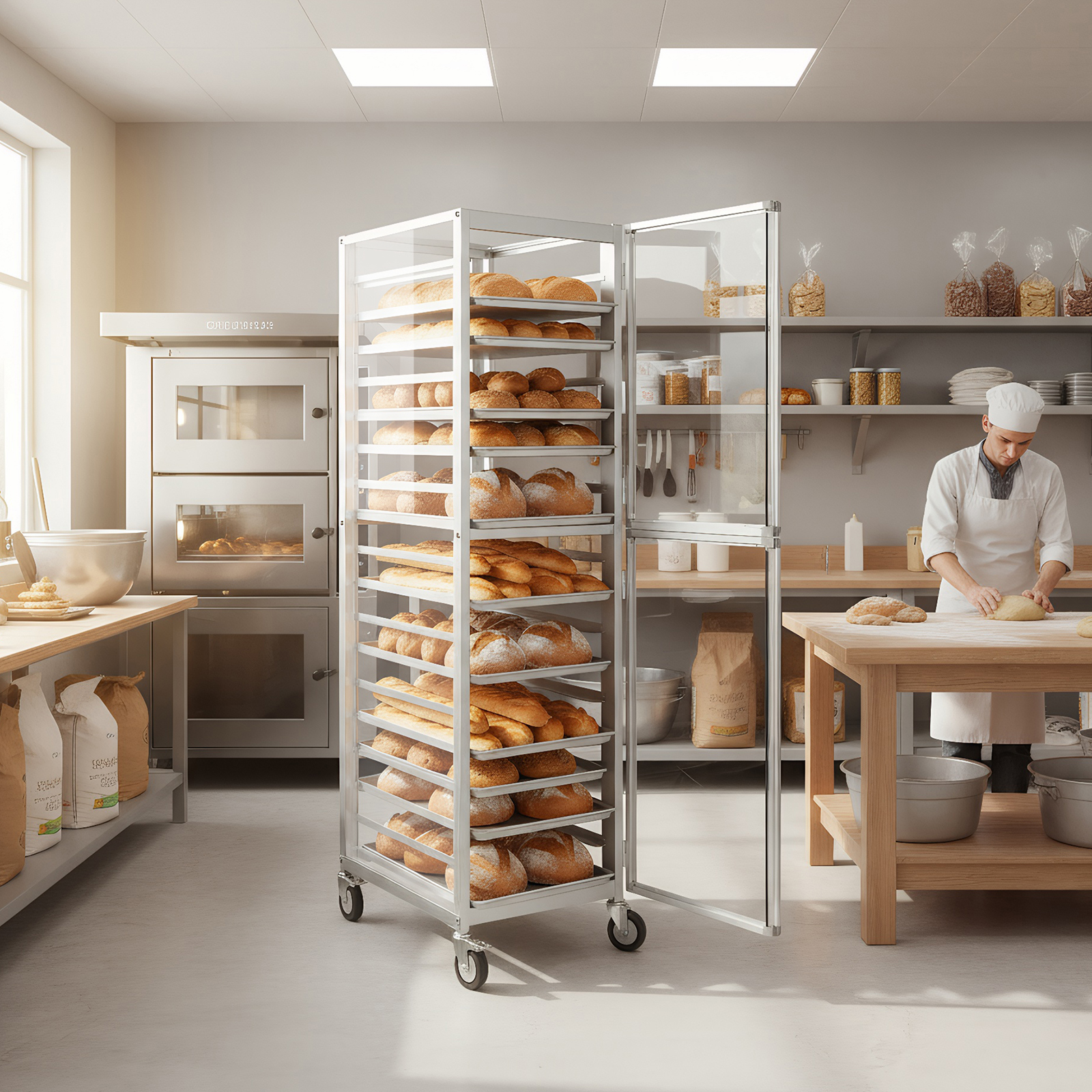 18 Tiers Baking Tray Rack with – Kitchen Baking Trolley recenzja i cena