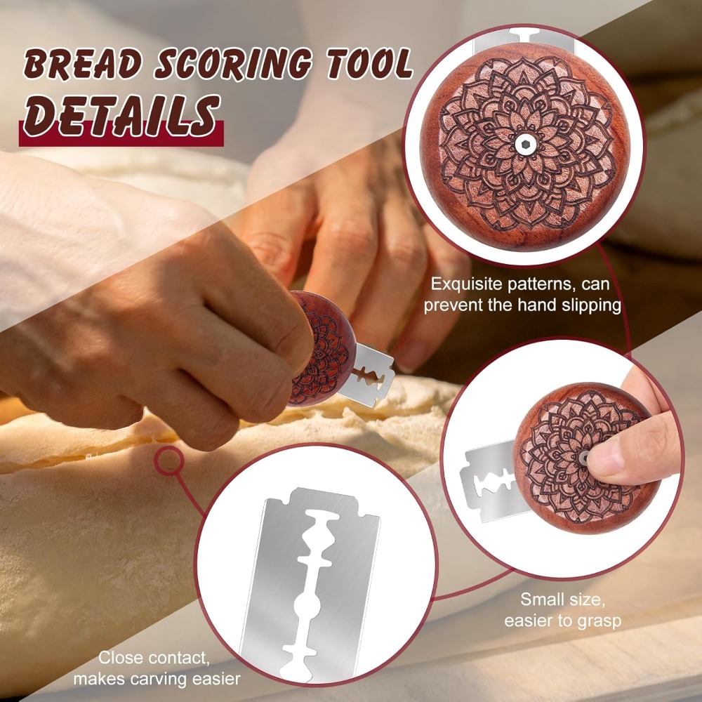 1+10 Pcs Sourdough Bread Lame  – Bread Lame Scoring recenzja i cena