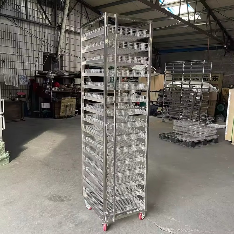 6 10 15 16 Tiers Stainless Ste – Kitchen Baking Trolley recenzja i cena