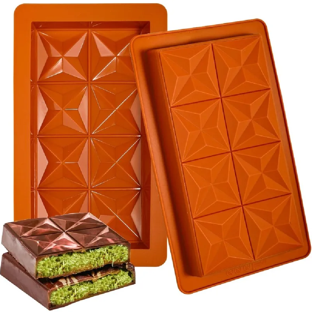 Chocolate Bar Mold - Non-Stick – Kitchen Baking Molds recenzja i cena