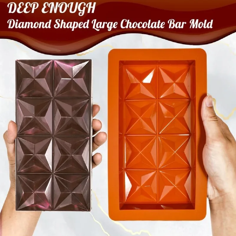Chocolate Bar Mold - Non-Stick – Kitchen Baking Molds recenzja i cena