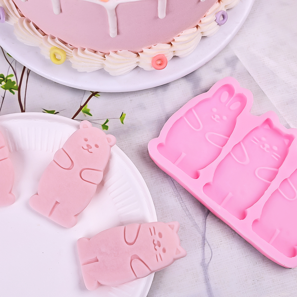 1pc Cartoon Triple Link Rabbit – Kitchen Baking Cake recenzja i cena