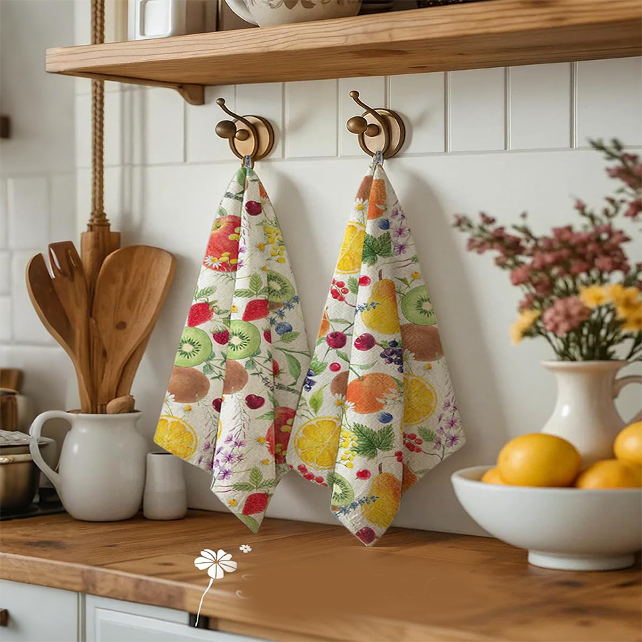2Pcs, Fruit Party Kitchen Towe – Kitchen Baking Must Haves recenzja i cena