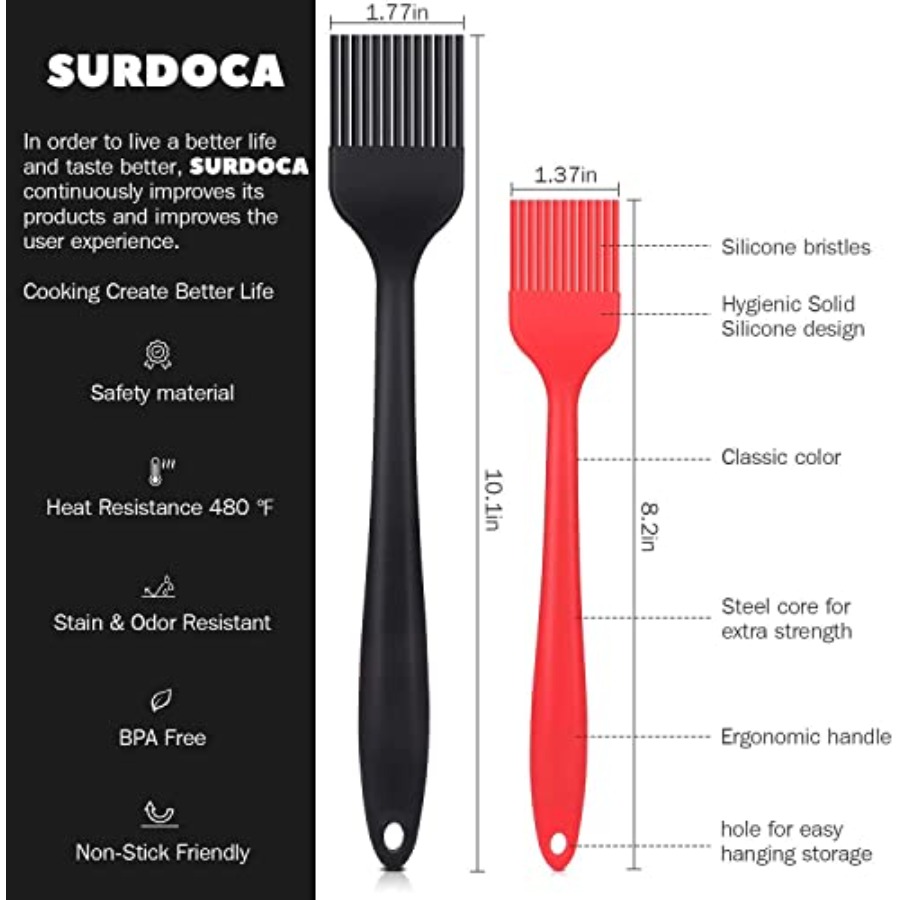 Silicone Pastry Basting Brush  – Kitchen Baking Brush recenzja i cena