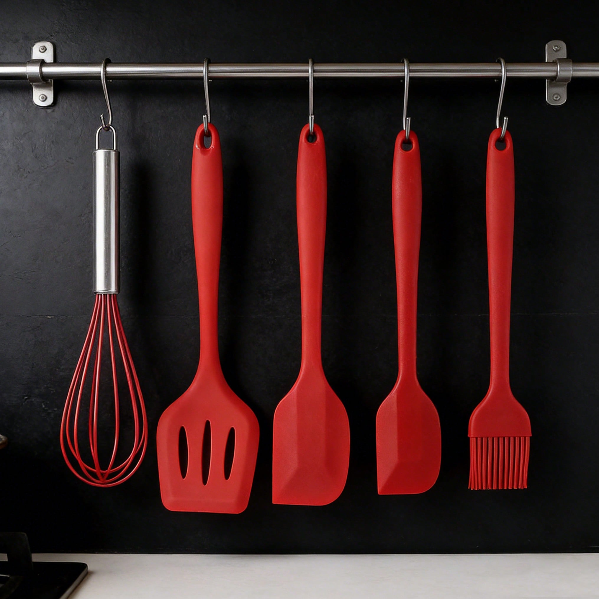 Silicone Cooking Utensils Set, – Kitchen Baking Brush recenzja i cena