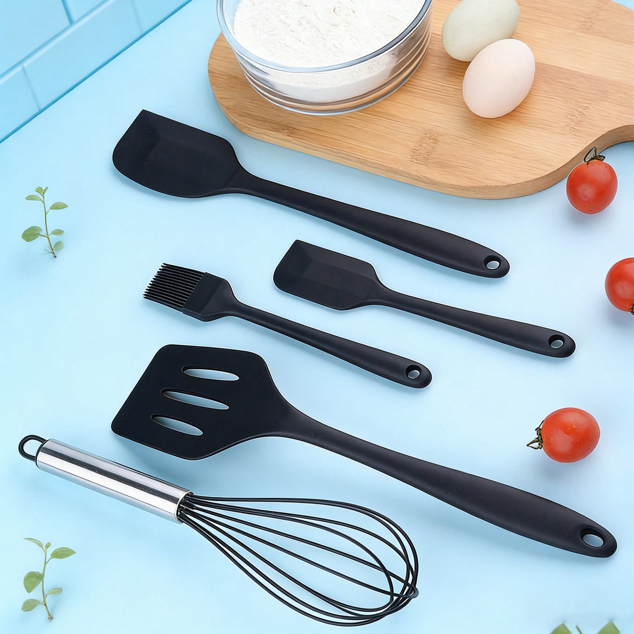 Silicone Cooking Utensils Set, – Kitchen Baking Brush recenzja i cena