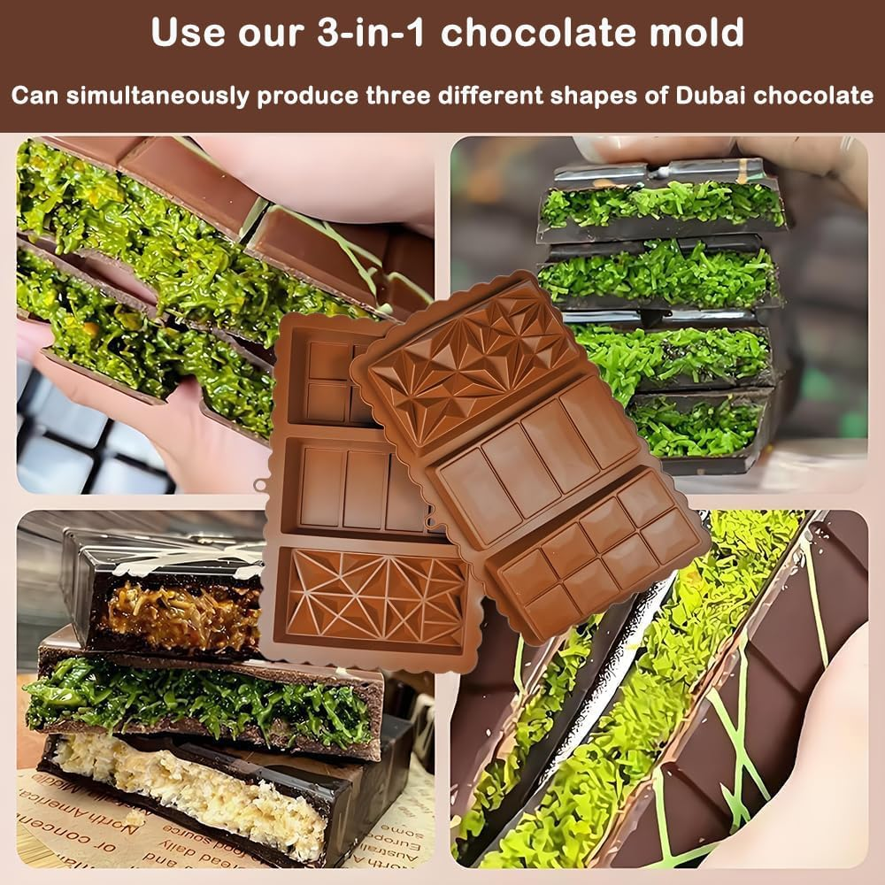 Silicone chocolate bar molds,  – Kitchen Baking Molds recenzja i cena