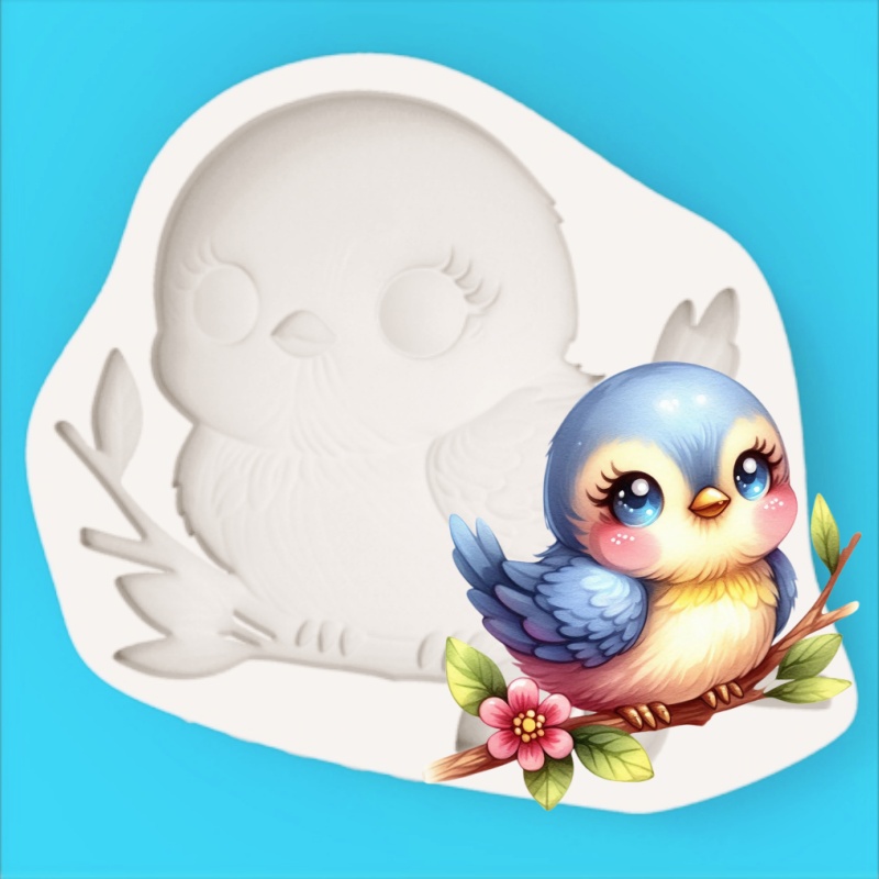 Flower Branch and Bird Shape M – Kitchen Baking Molds recenzja i cena