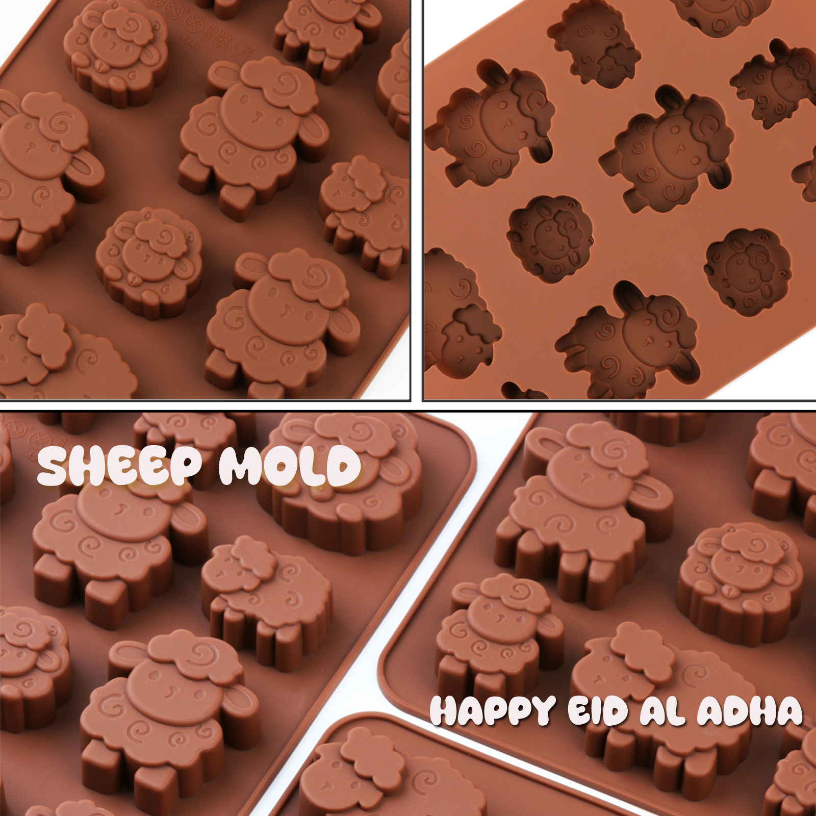 1pack silicone Eid lamb candy  – Kitchen Baking Molds recenzja i cena