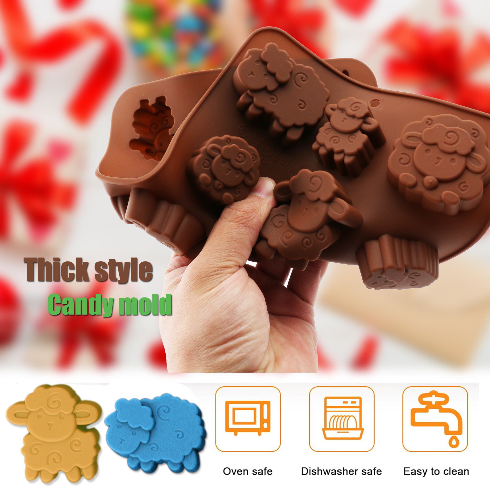 1pack silicone Eid lamb candy  – Kitchen Baking Molds recenzja i cena