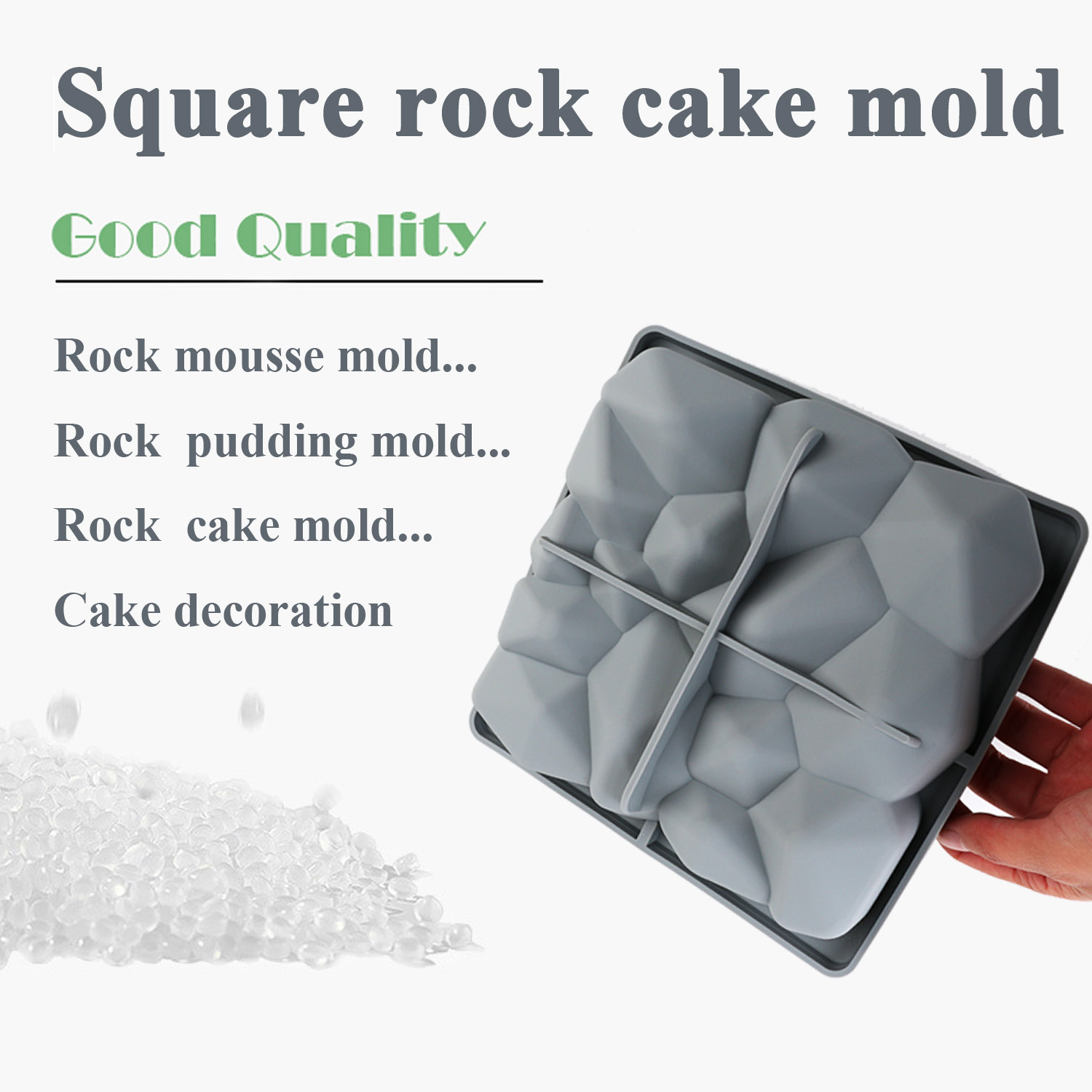 A Pack of Square Rock-Shaped S – Kitchen Baking Must Haves recenzja i cena