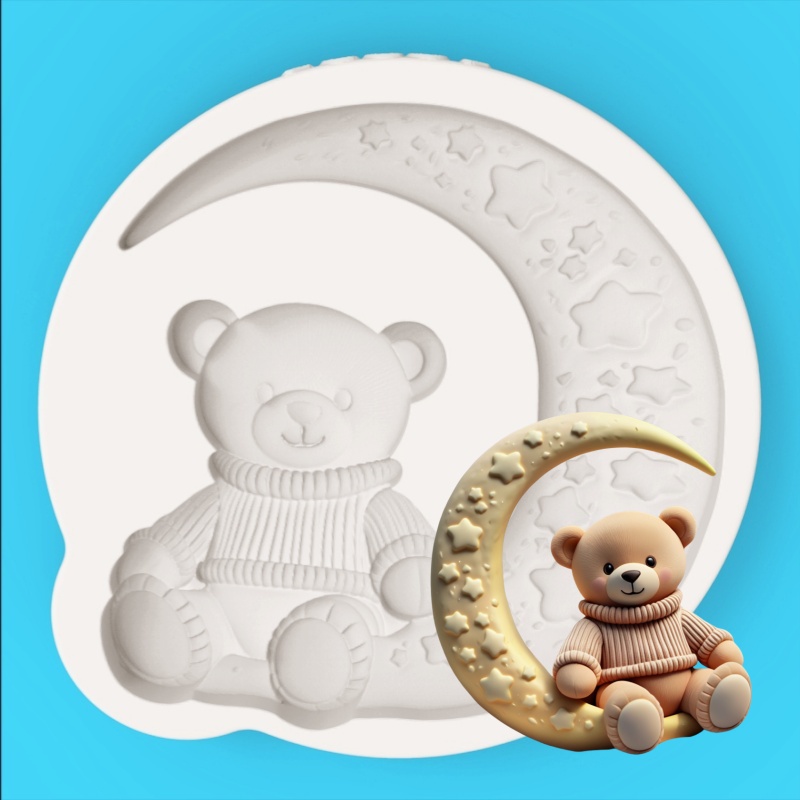 【Star and Moon Sweater Bear Si – Kitchen Baking Molds recenzja i cena