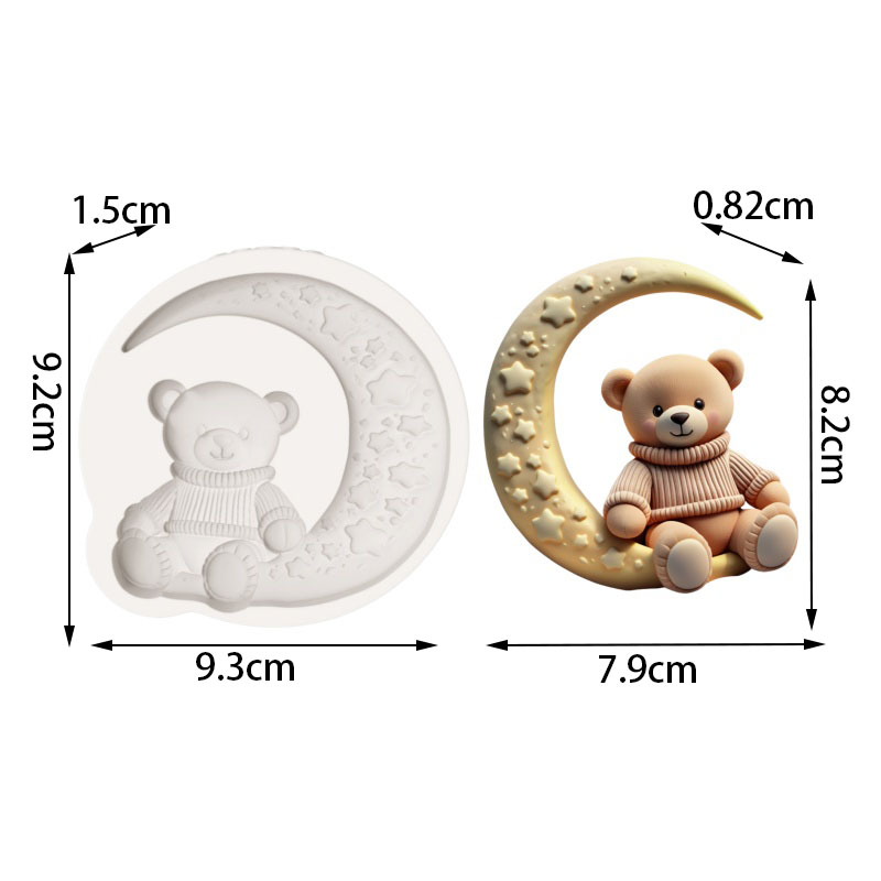 【Star and Moon Sweater Bear Si – Kitchen Baking Molds recenzja i cena