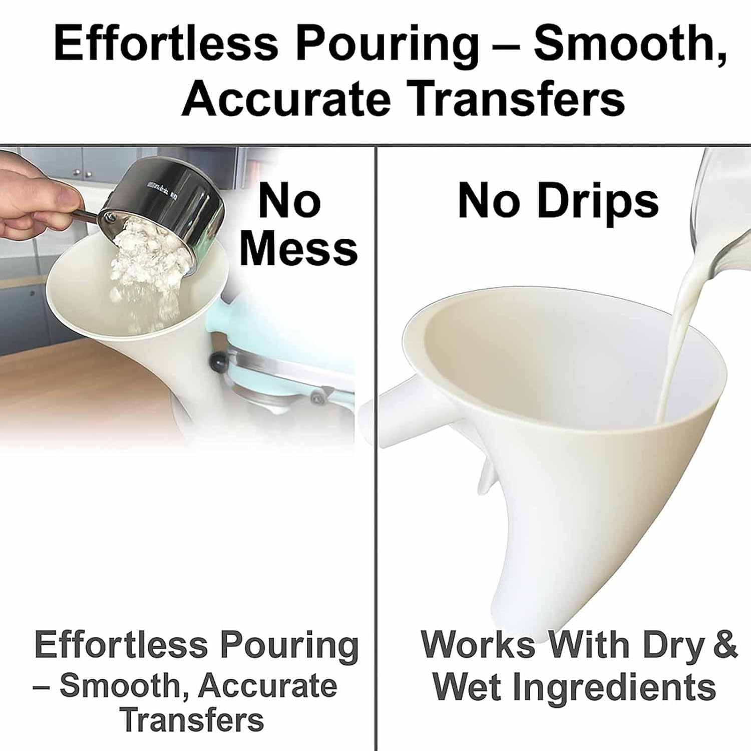 Flour Funnel for Kitchen Aid M – Kitchen Baking Aid recenzja i cena