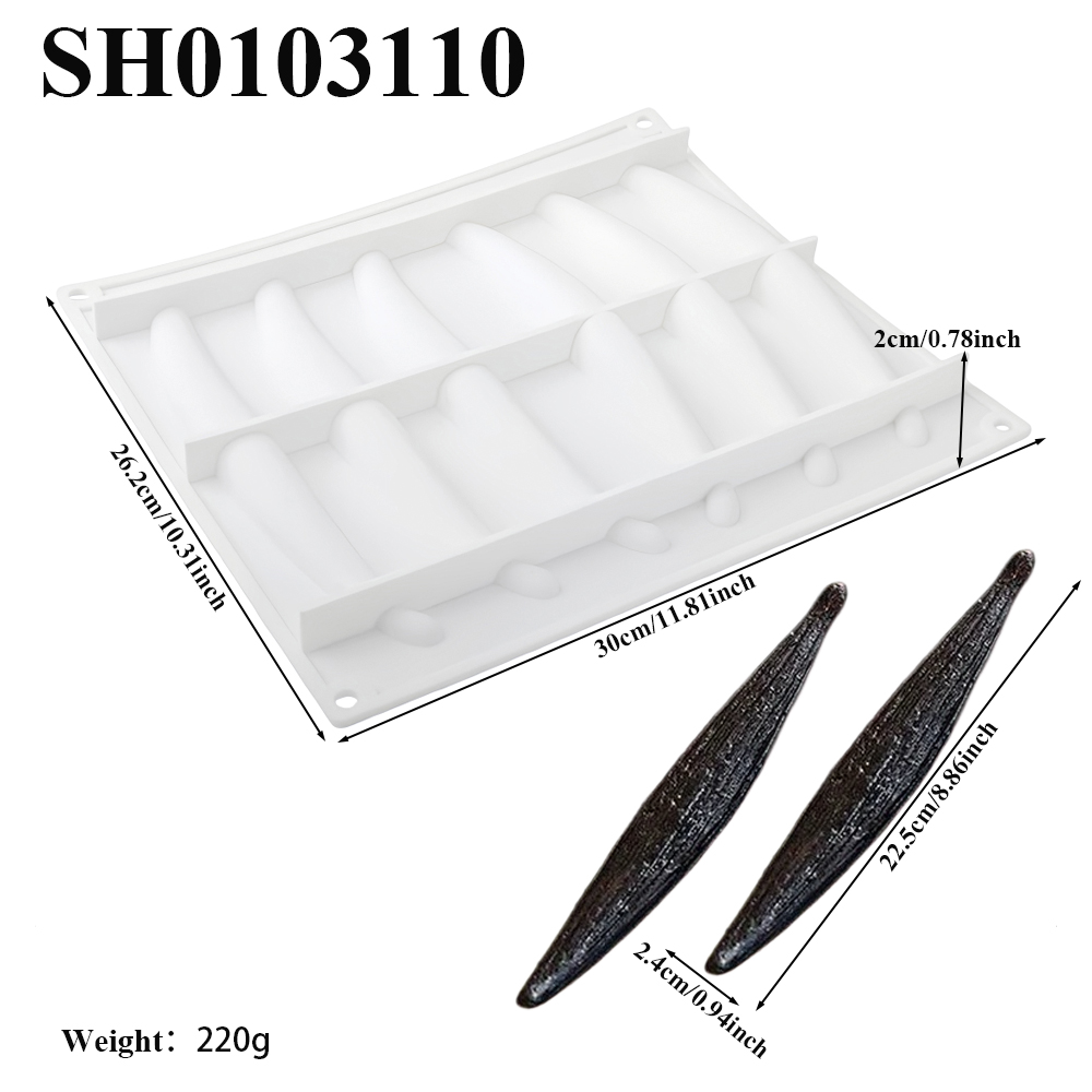 1 or 6 or 10-Cell Vanilla Pod  – Kitchen Appliances For Baking recenzja i cena