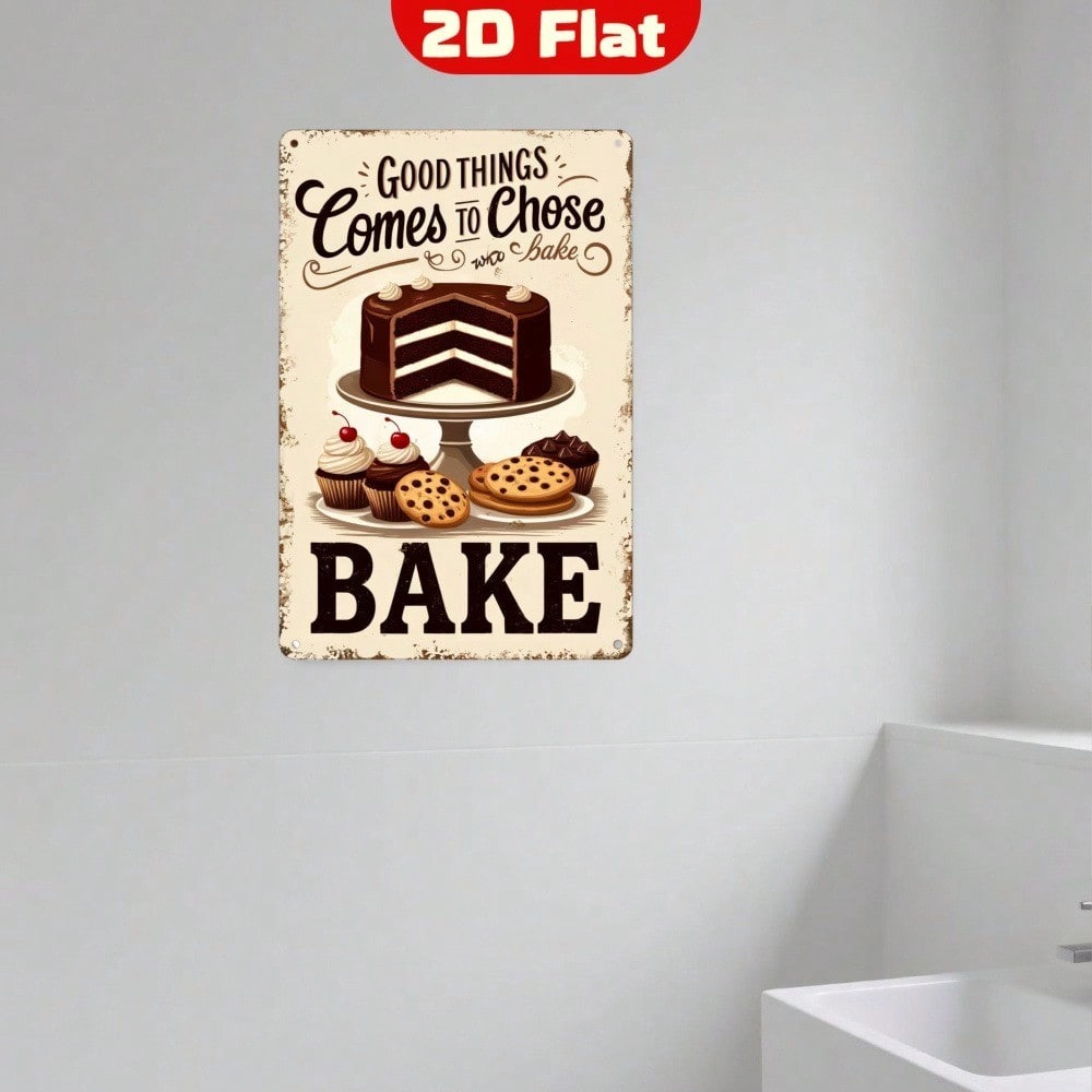【Vintage Metal Wall Art】Art De – Kitchen Baking Wall Art recenzja i cena