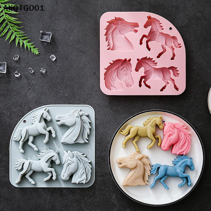 4-Cavity 3D Horse Silicone Mol – Kitchen Appliances For Baking recenzja i cena
