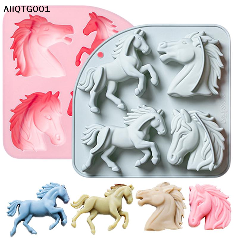 4-Cavity 3D Horse Silicone Mol – Kitchen Appliances For Baking recenzja i cena