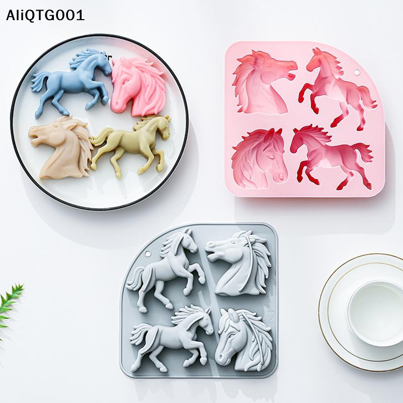 4-Cavity 3D Horse Silicone Mol – Kitchen Appliances For Baking recenzja i cena