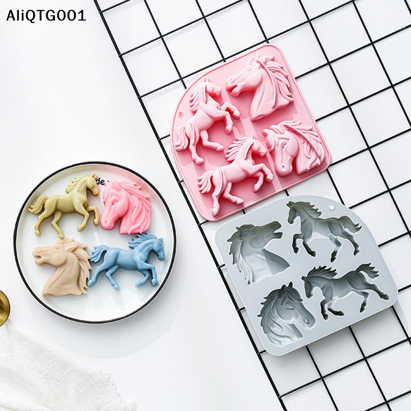 4-Cavity 3D Horse Silicone Mol – Kitchen Appliances For Baking recenzja i cena