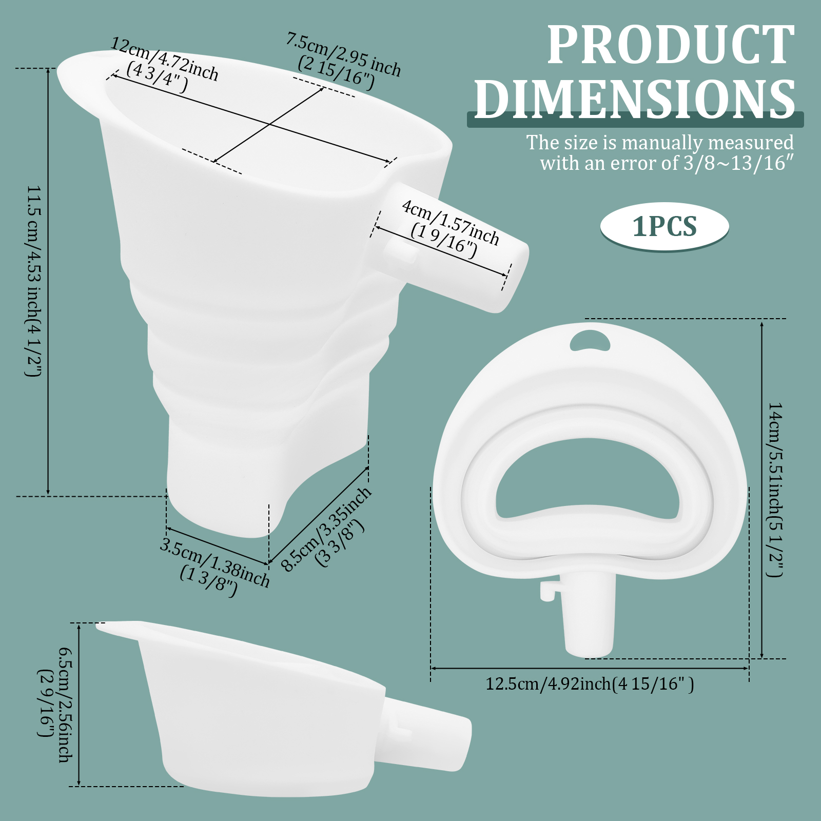 Silicone Flour Funnel for Kitc – Kitchen Baking Aid recenzja i cena