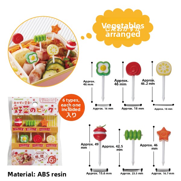 Torune Fruit ato Cartoon Bento – Kitchen.Baking Labels recenzja i cena