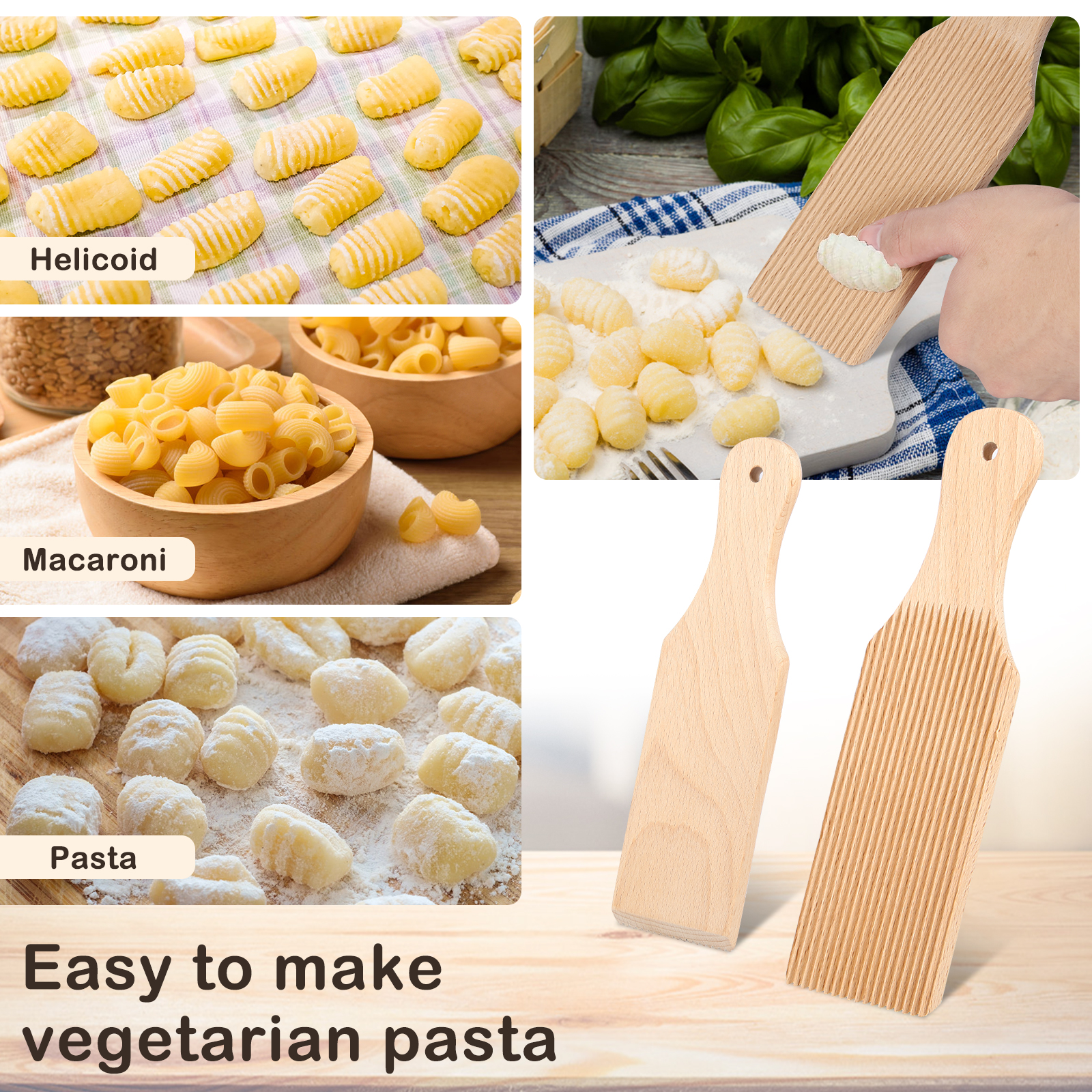 Wooden Gnocchi Board for Itali – Kitchen Baking Aid recenzja i cena