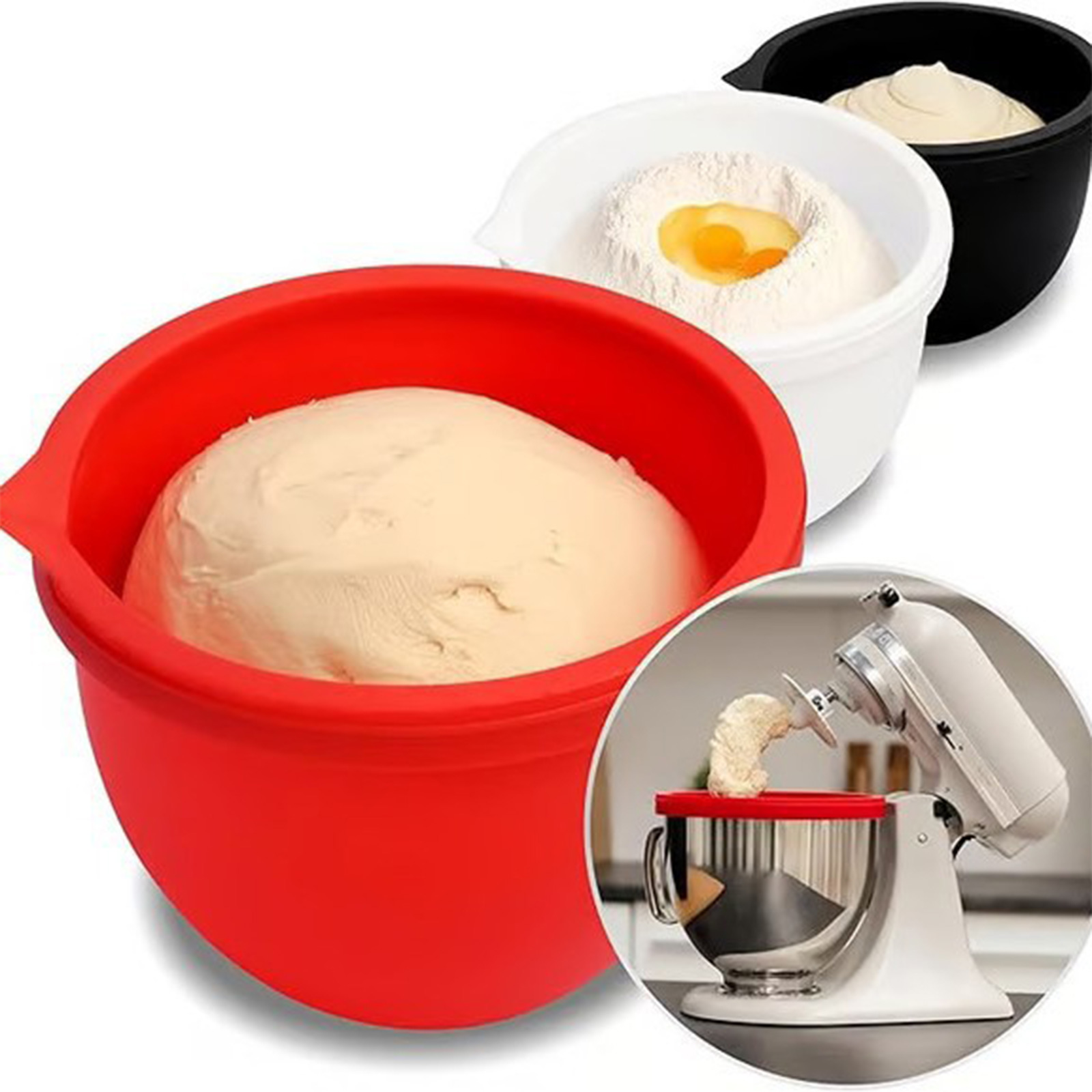 Silicone Liner Mixer Attachmen – Kitchen Baking Aid recenzja i cena